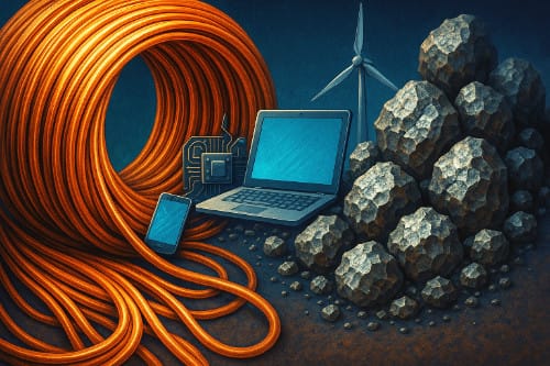 Copper and Rare Earth Metals: The Backbone of Modern Tech